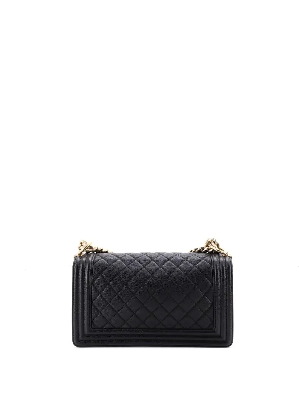 Chanel Boy Flap Bag Quilted Caviar Old #323605C49B